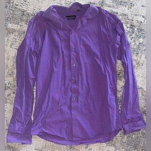 Marc Anthony Purple Button Down Men's Shirt